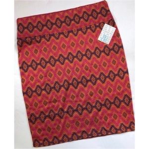 LulaRoe Cassie Skirt Aztec Print Size 2XL NWT